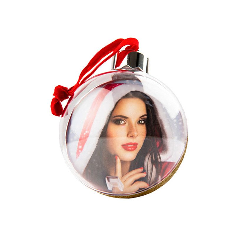 Bola de Natal 7,5cm Dourada