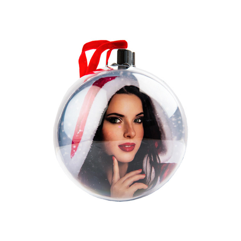 Bola de Natal 7,5cm Prateada