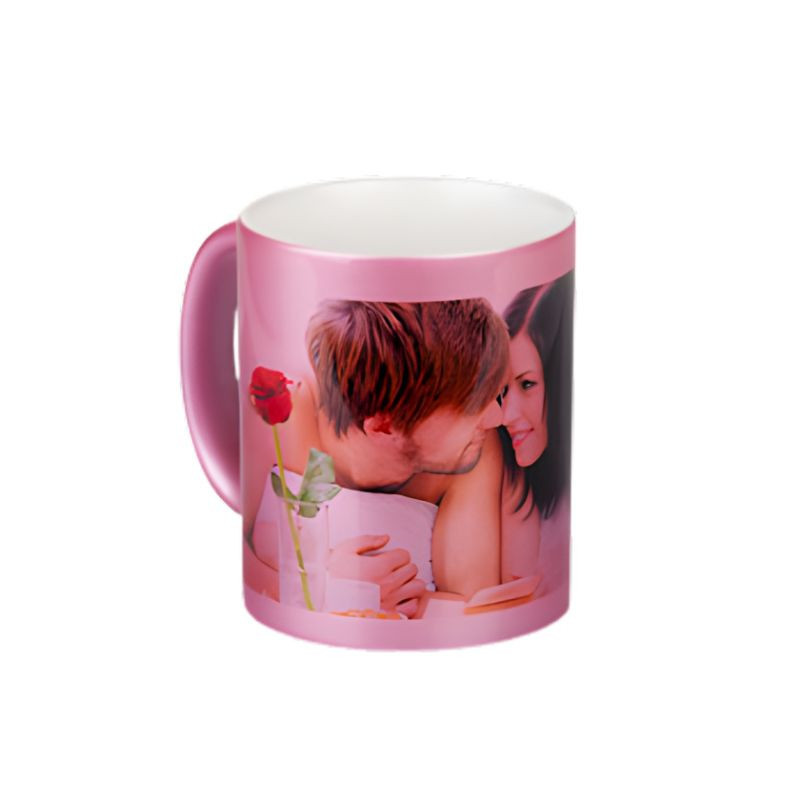 Caneca rosa personalizada